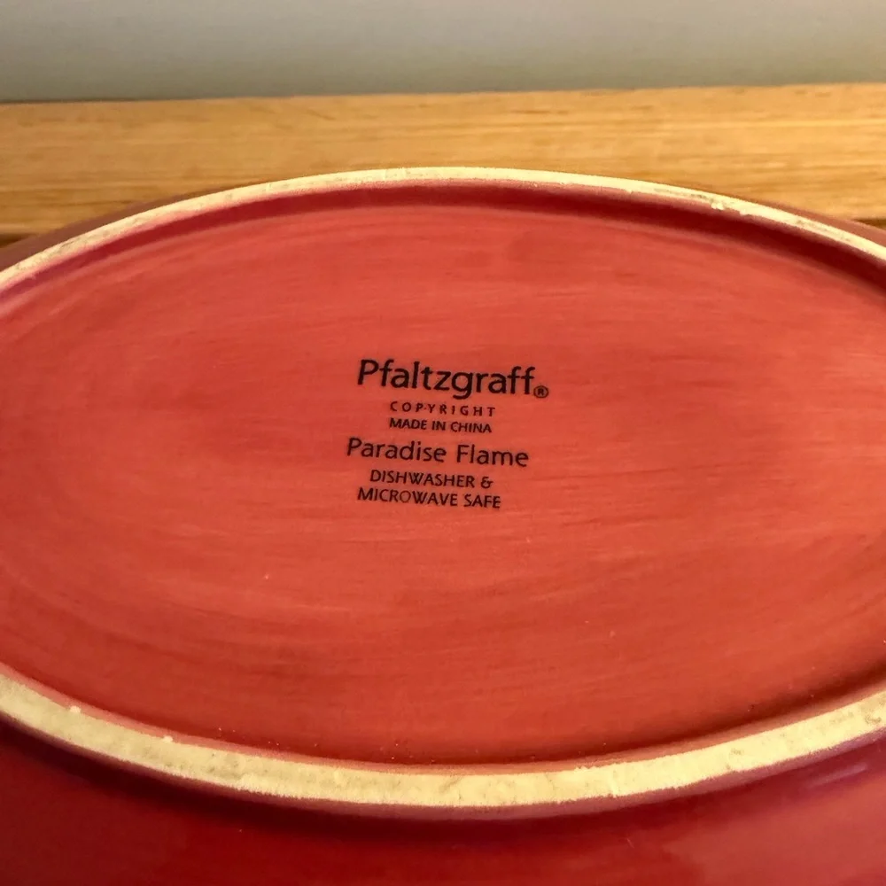 Pflatzgraff Oval Serving Dish Paradise Flame